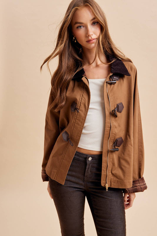 TOGGLE BARN JACKET