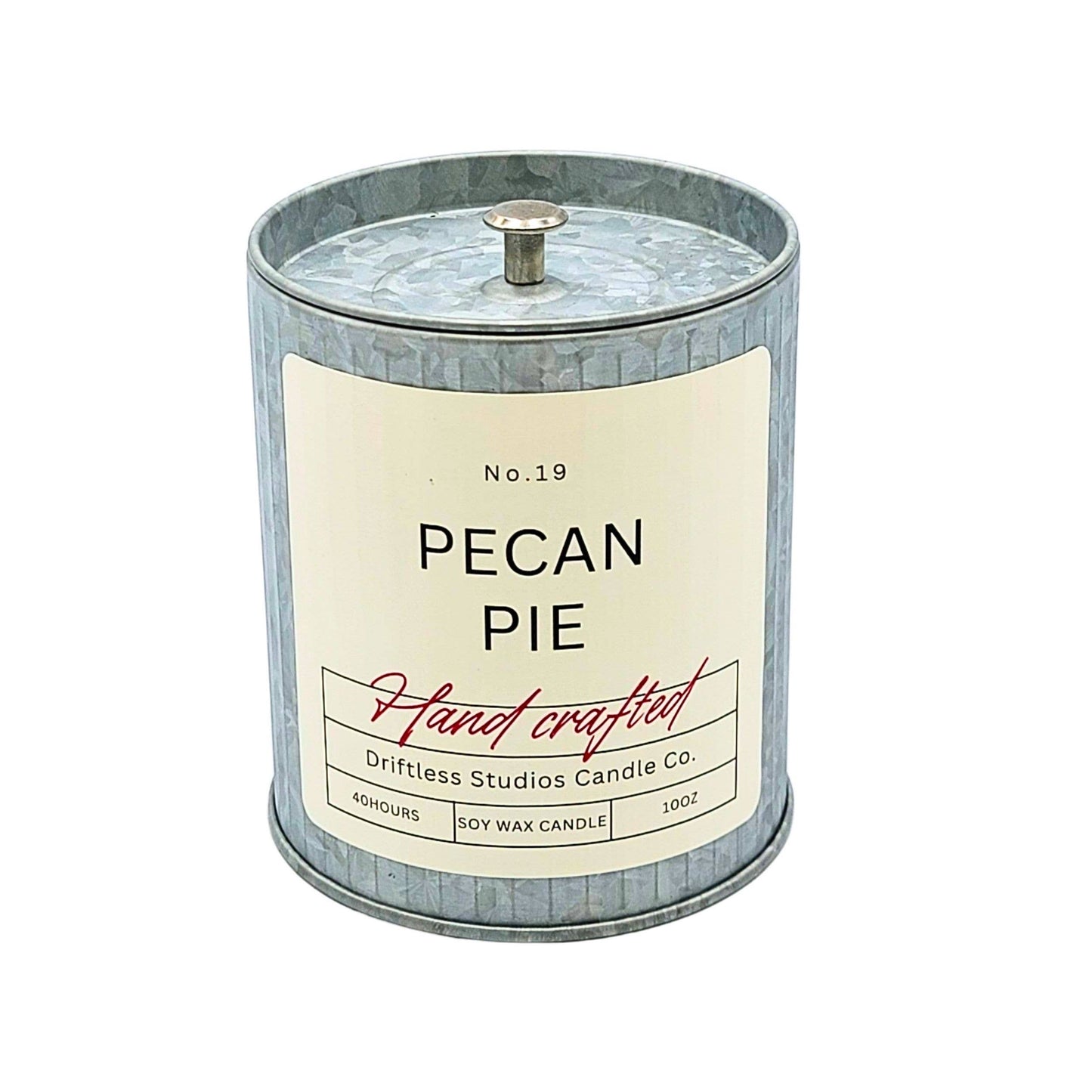 Pecan Pie Tin Farmhouse Fall Candle