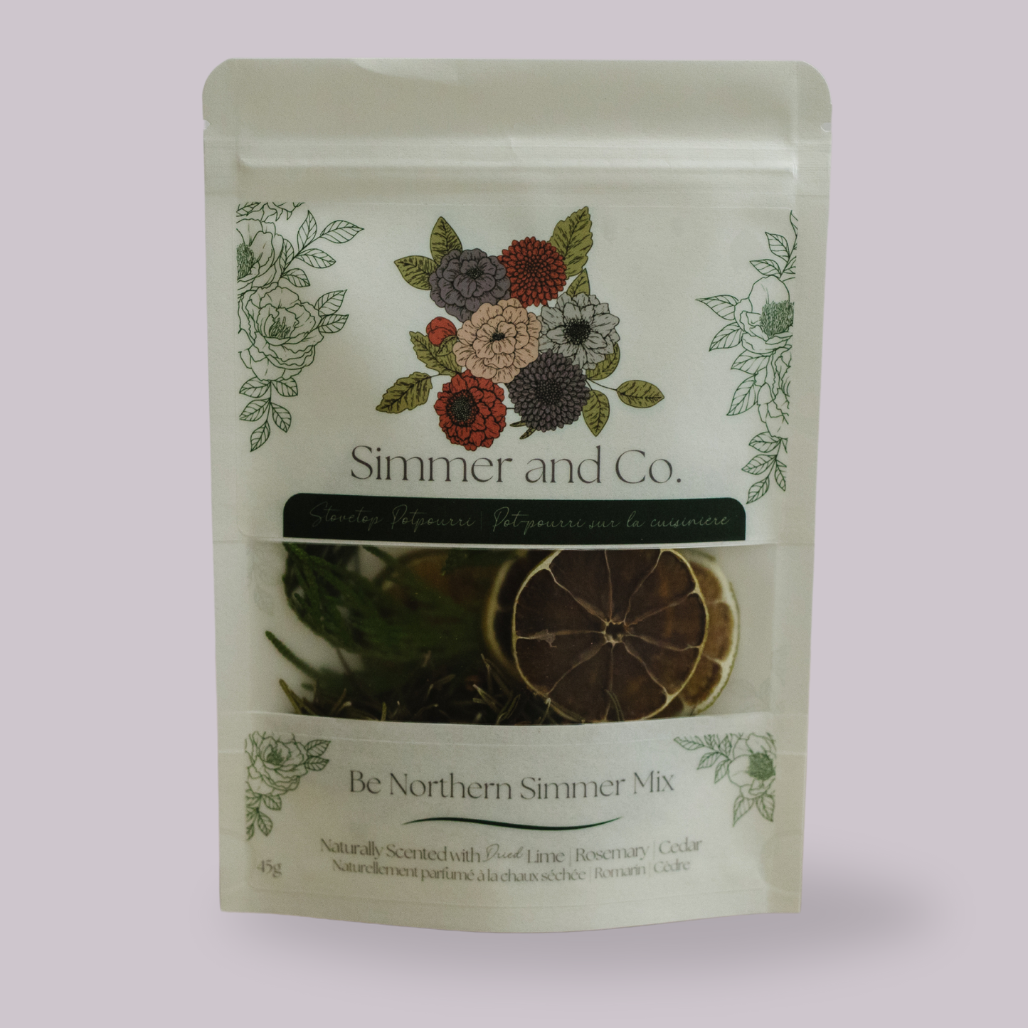 Be Northern Simmer Pot Mix, Natural Wooded Citrus Aroma