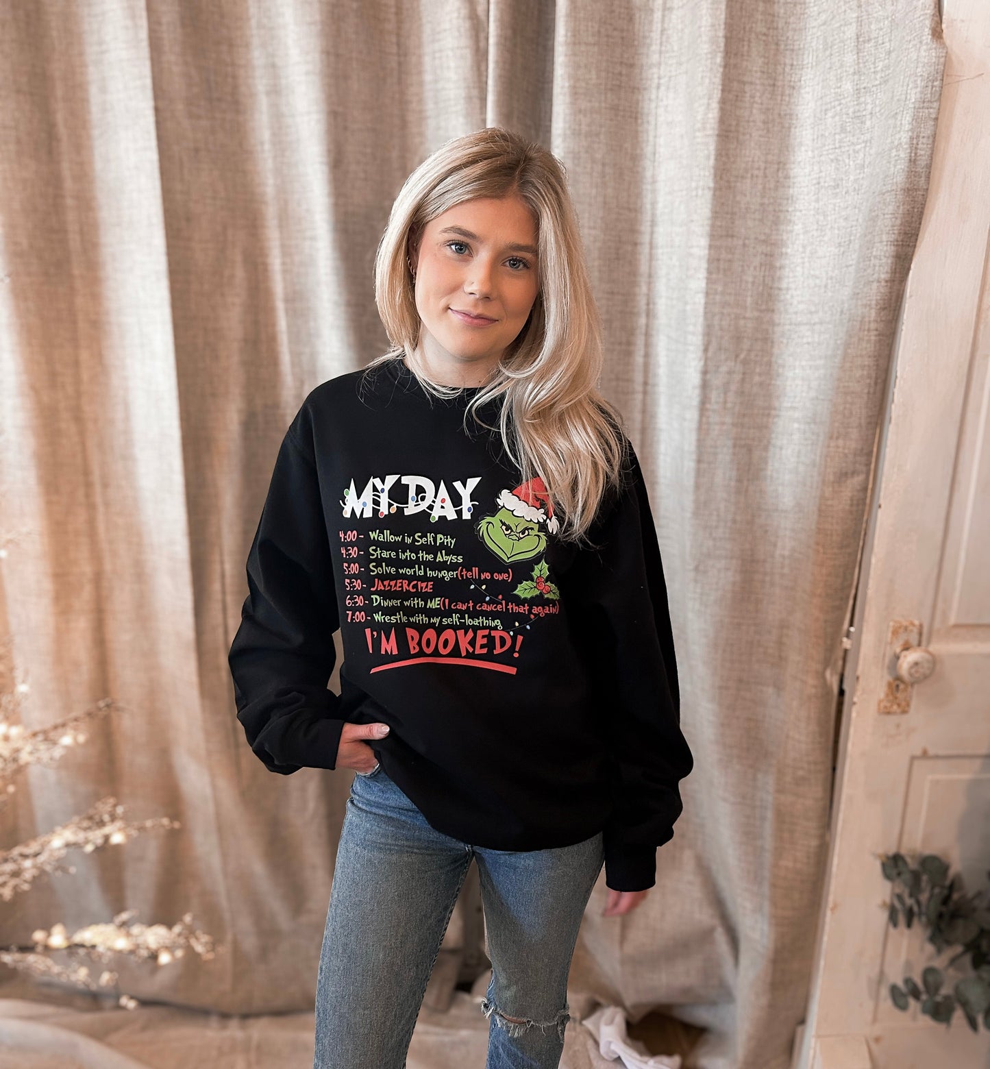 The Grinch, I’m Booked! Sweatshirt