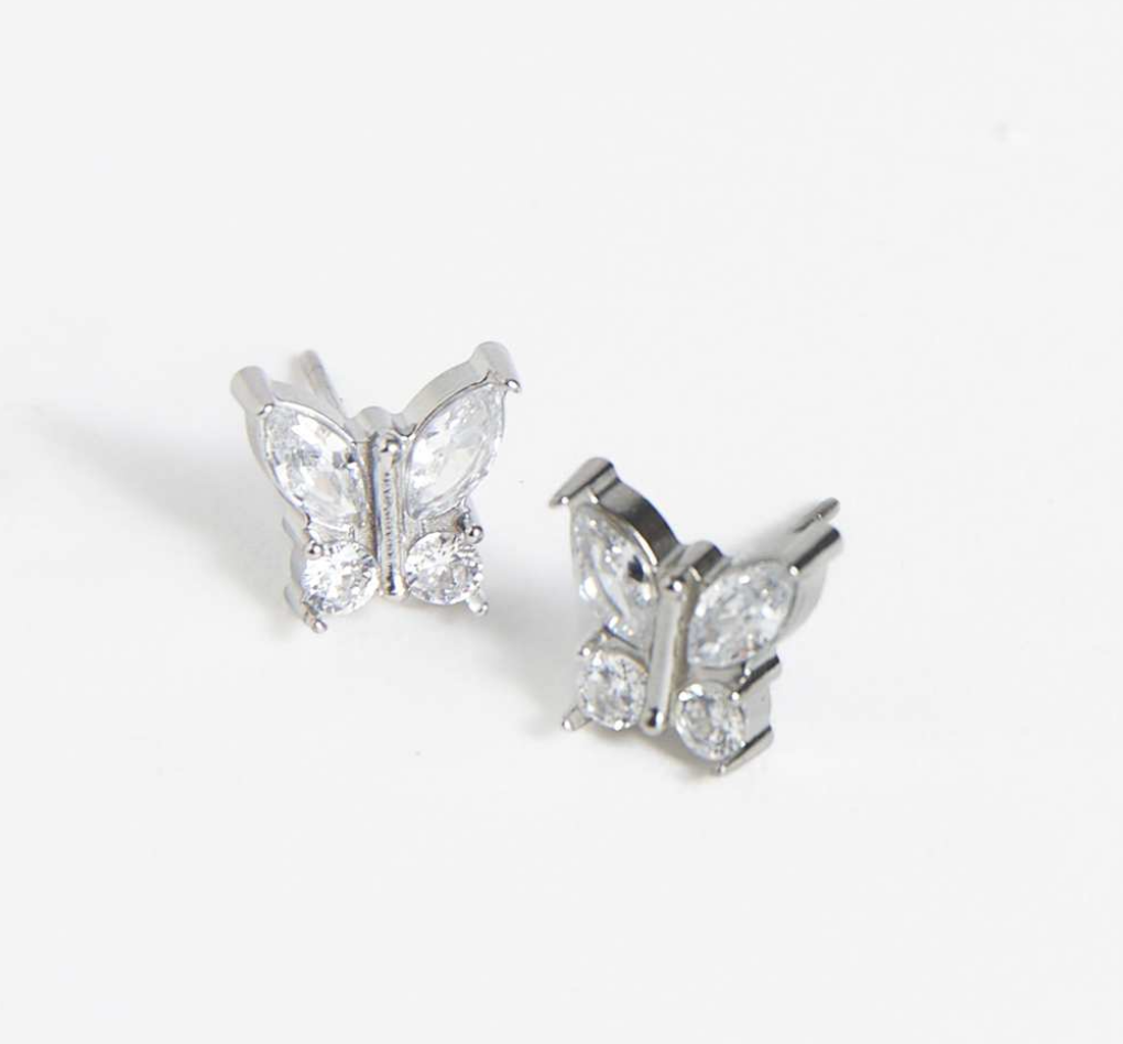 Butterfly Earring in Silver