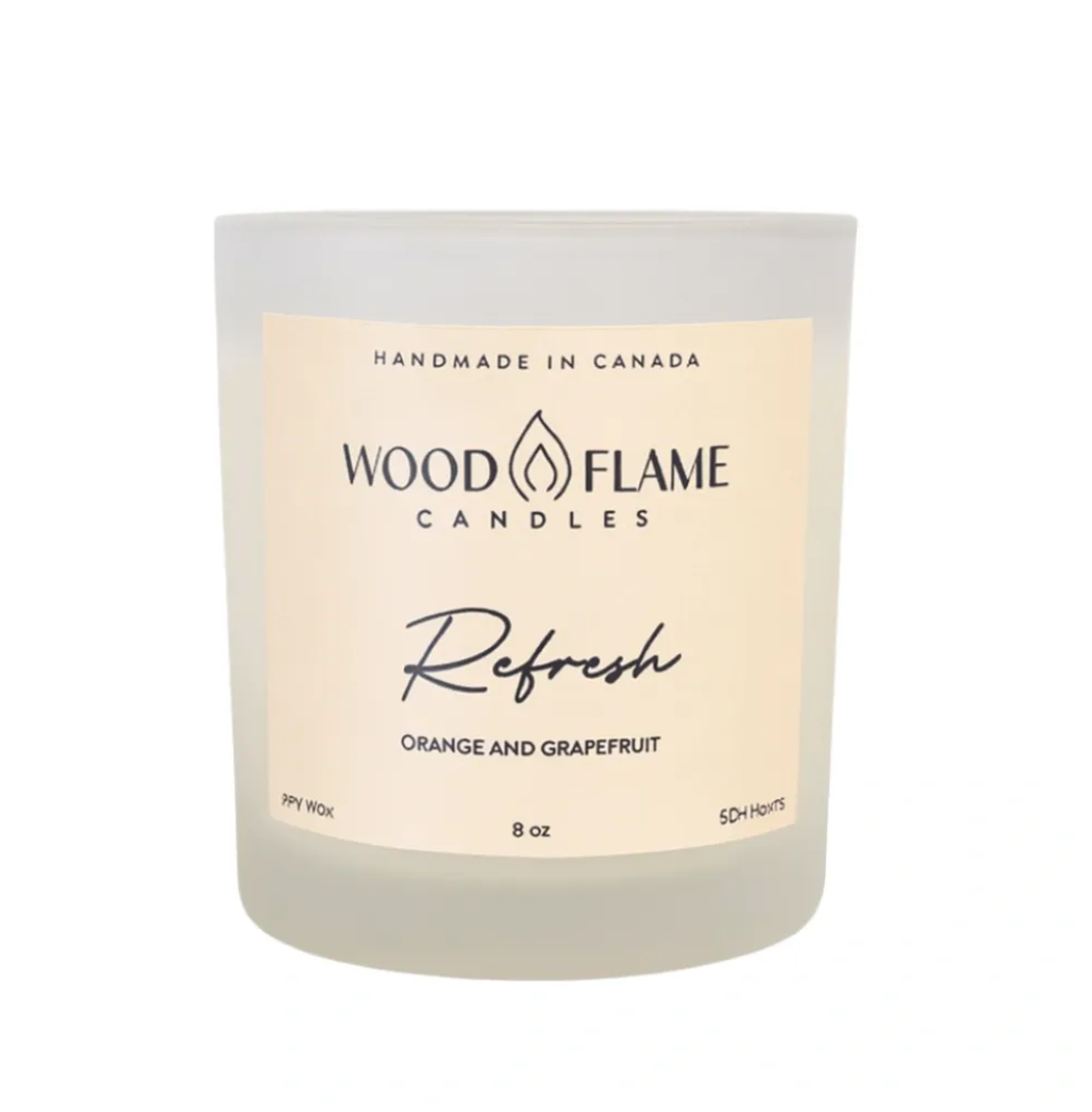 Refresh Woodflame Candle
