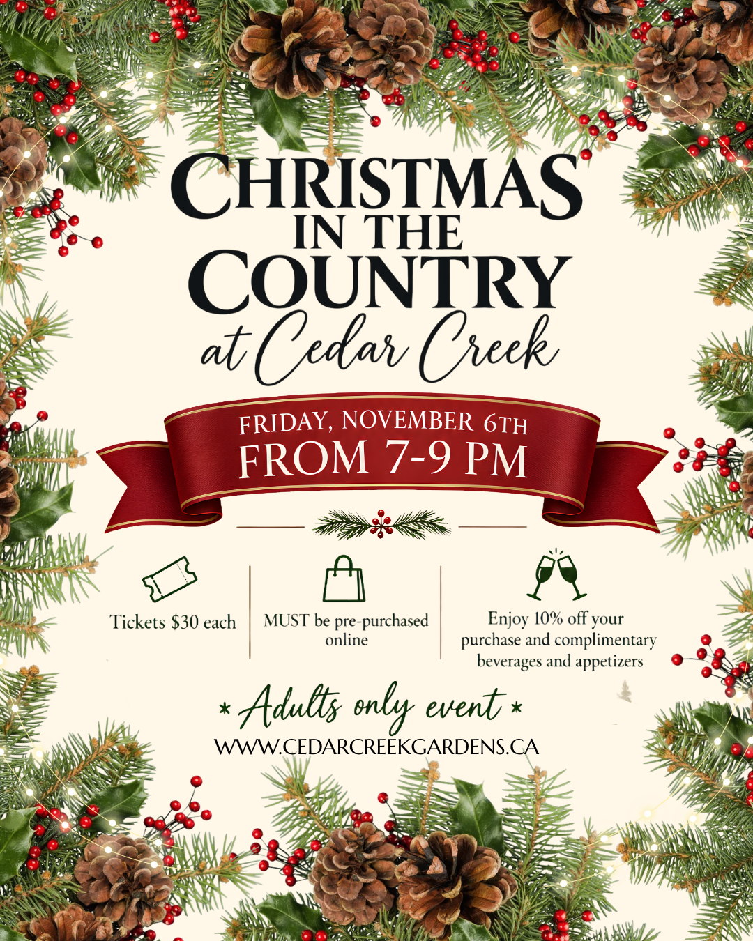 Christmas in the Country VIP Tickets