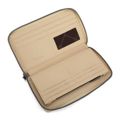 Tan Vintage Wrangler Canvas Zip Wristlet