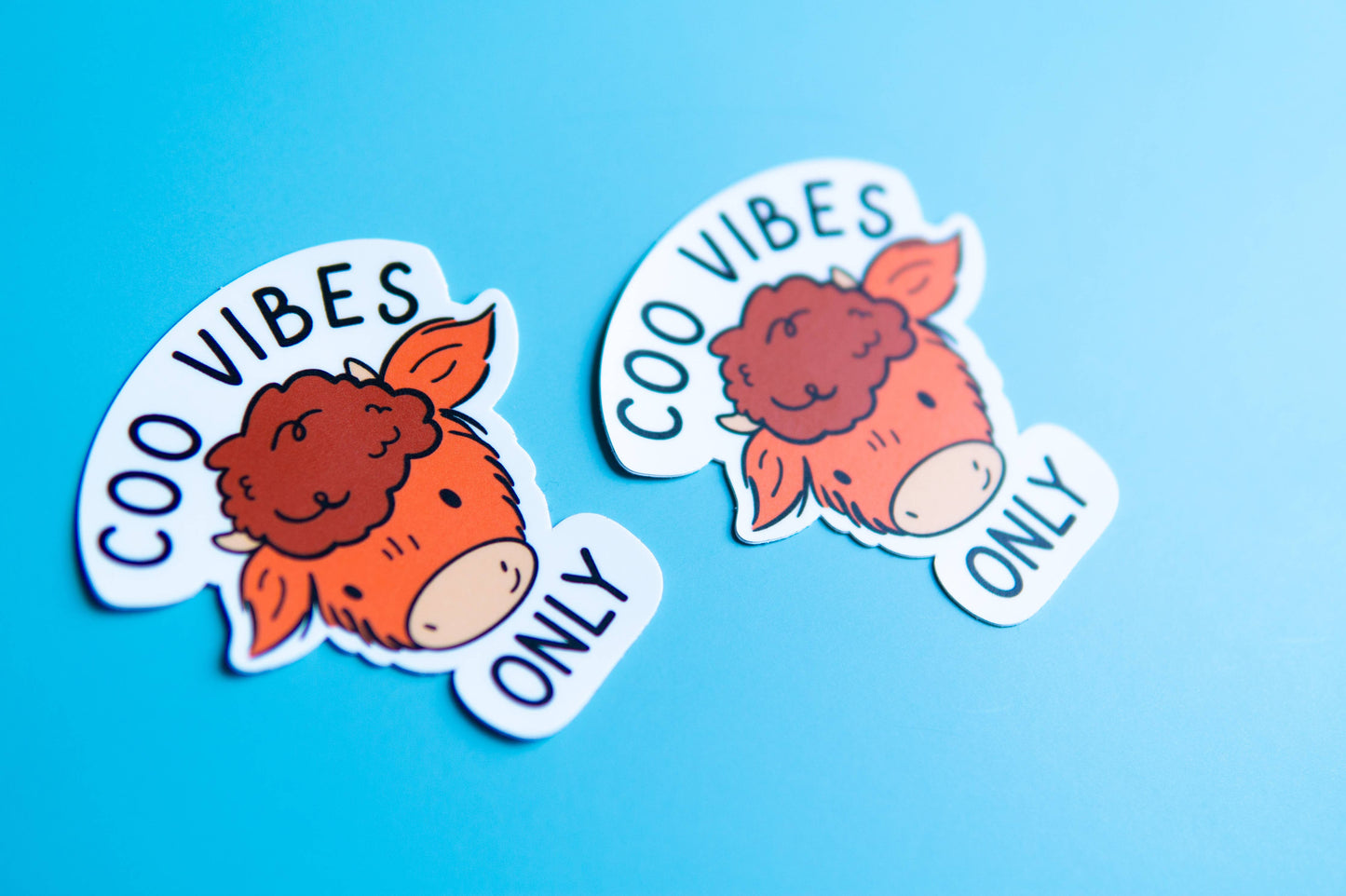 Coo Vibes Only | Matte Vinyl Sticker