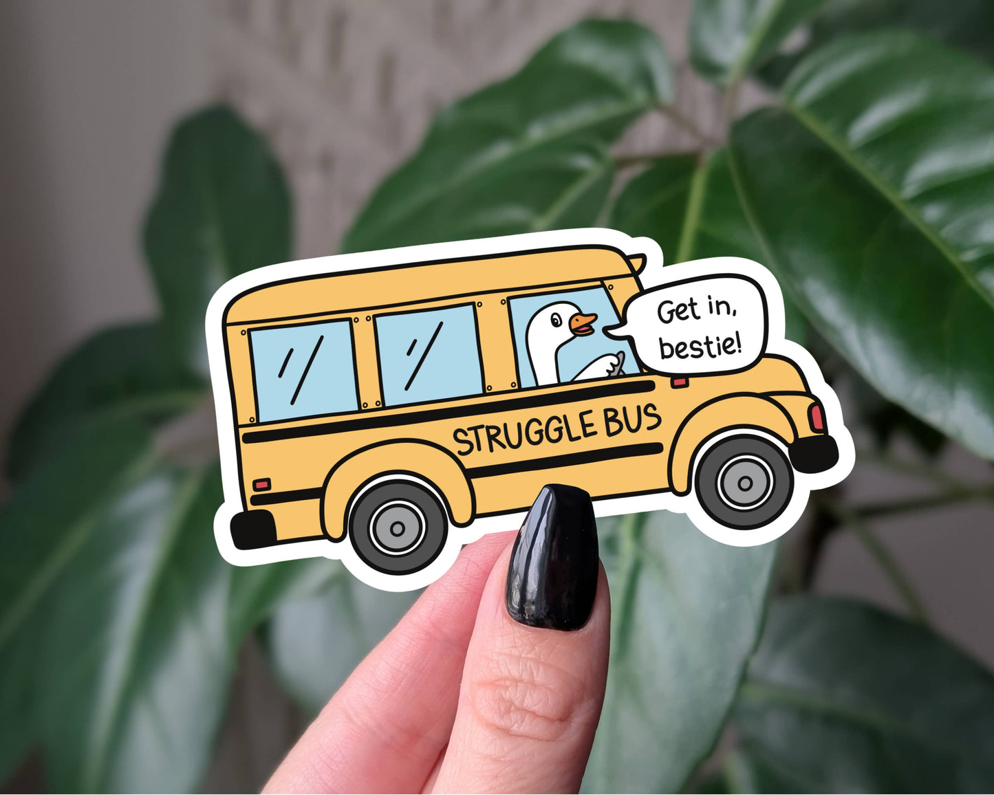 Struggle Bus Vinyl Sticker