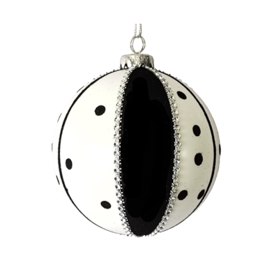 Black and White Ornament