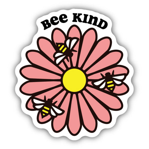 Bee Kind Daisy Sticker