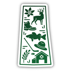 Saskatchewan Icons Sticker