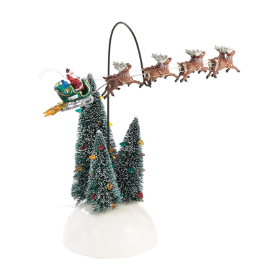 Animated Flashing Sleigh