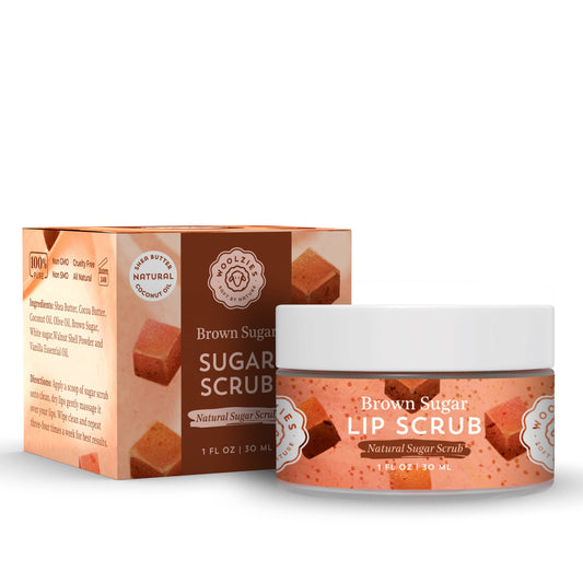 Brown Sugar Natural Sugar Lip Scrub