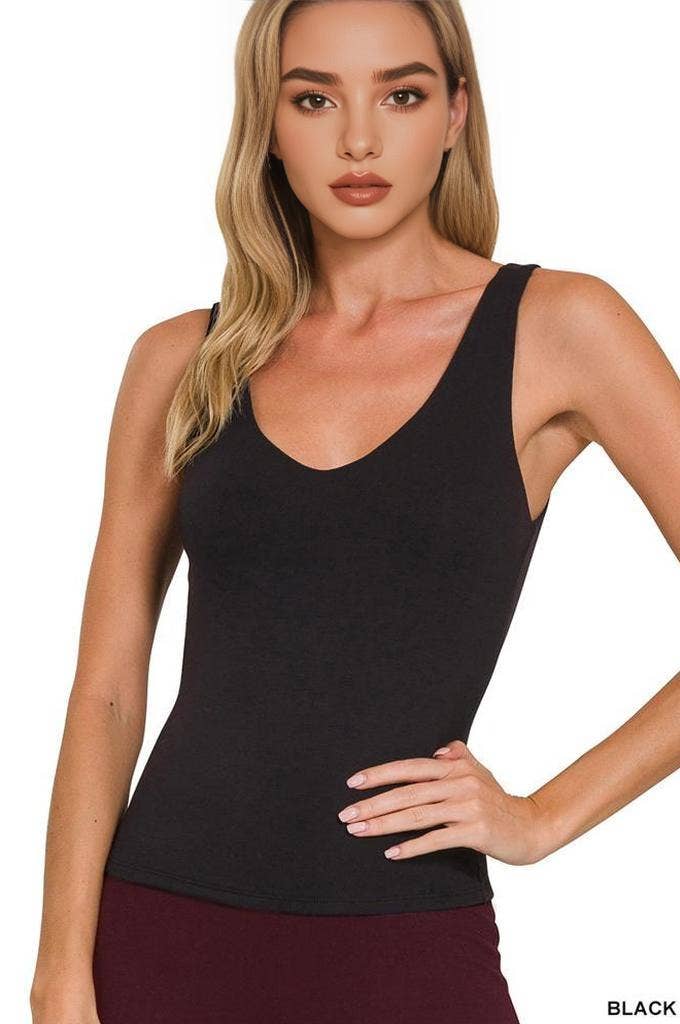 DOUBLE LAYERED TANK TOP