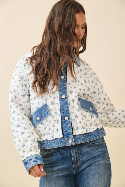 Floral Quilted Jacket