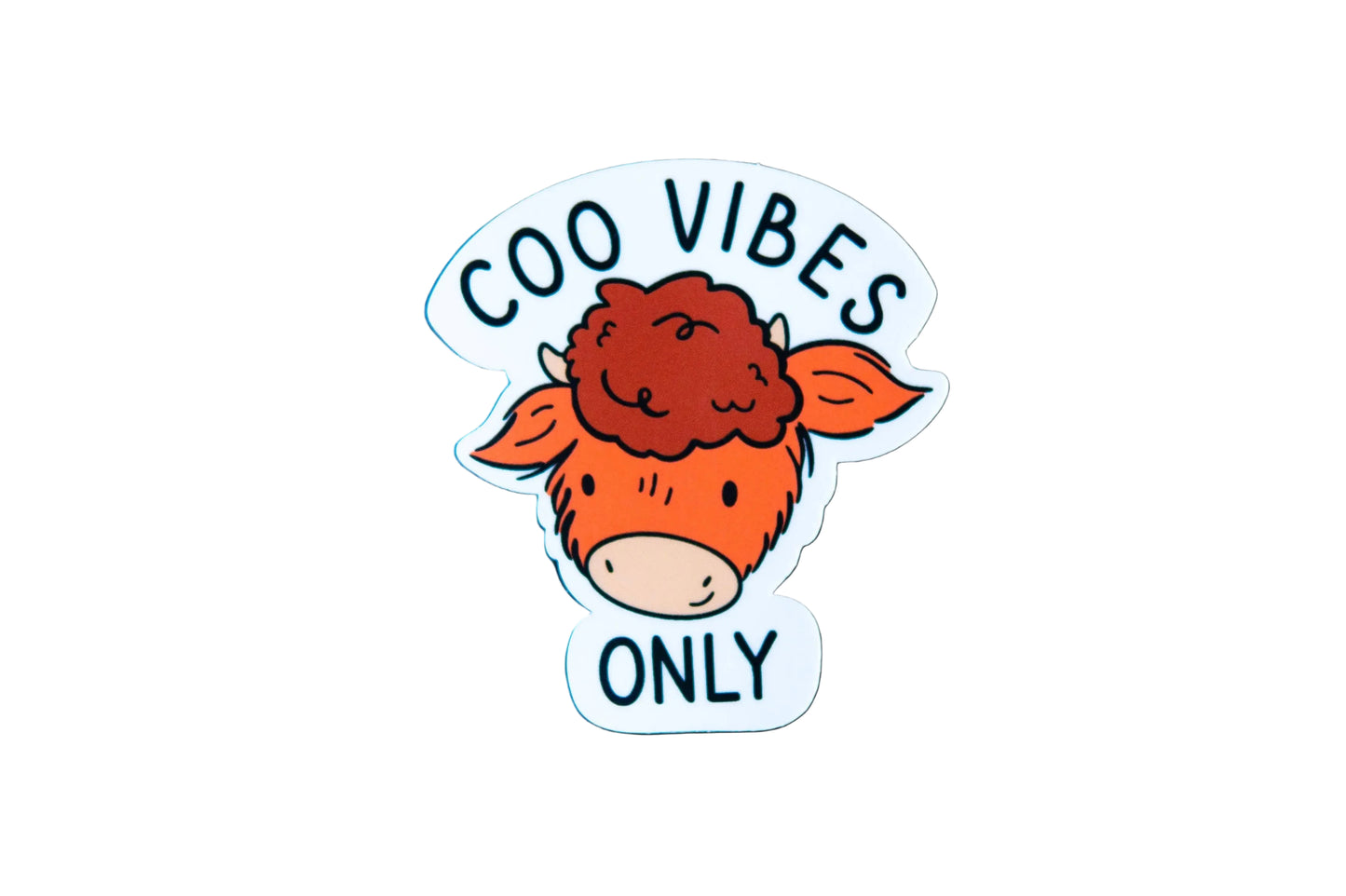 Coo Vibes Only | Matte Vinyl Sticker
