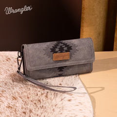Wrangler Aztec Embroidered Wallet/Wristlet