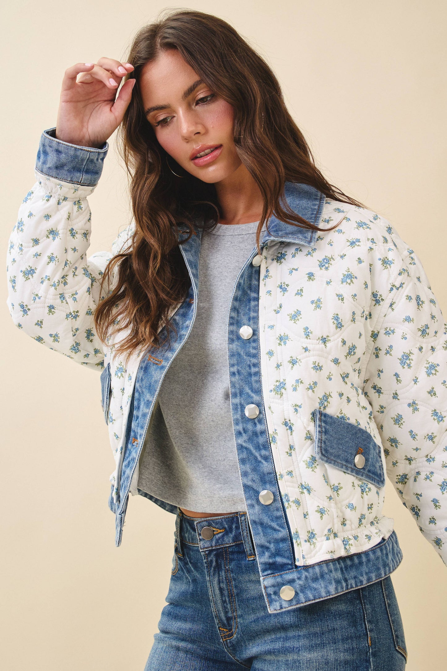 Floral Quilted Jacket