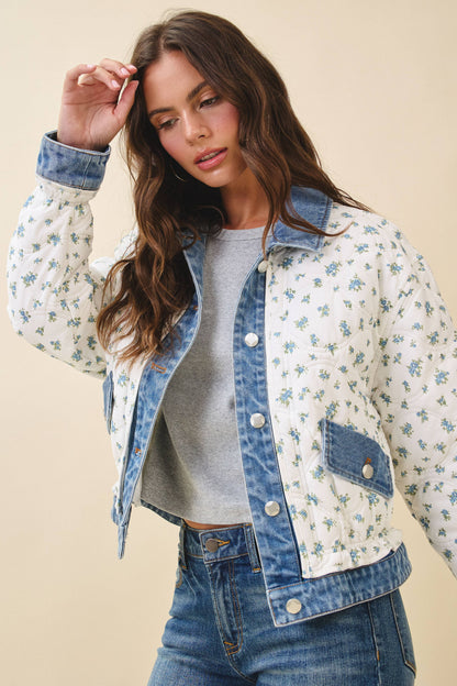 Floral Quilted Jacket