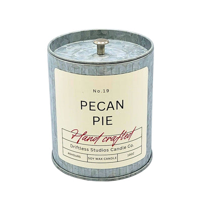 Pecan Pie Tin Farmhouse Fall Candle