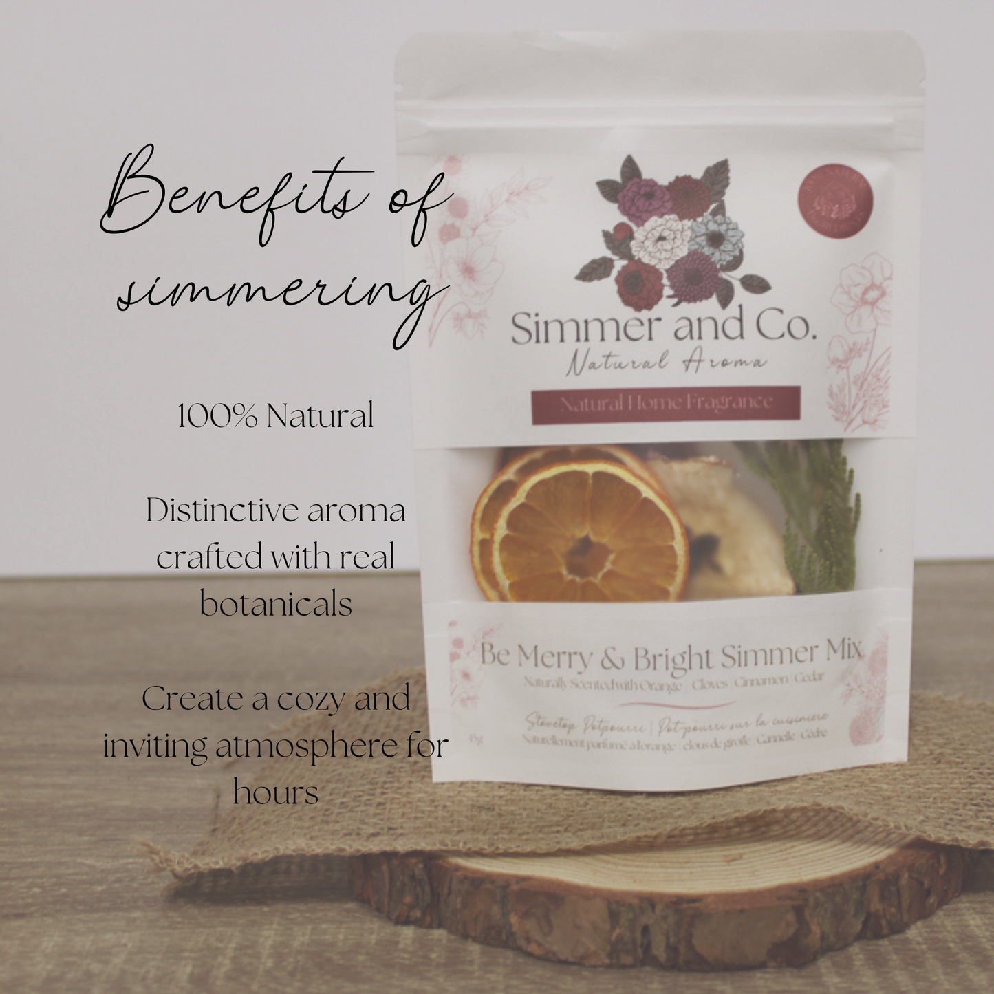 Be Merry & Bright Simmer Pot Mix, Limited Edition Holiday Aroma