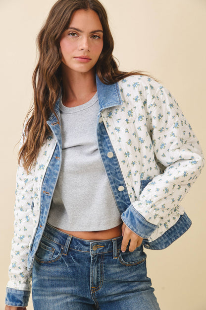 Floral Quilted Jacket