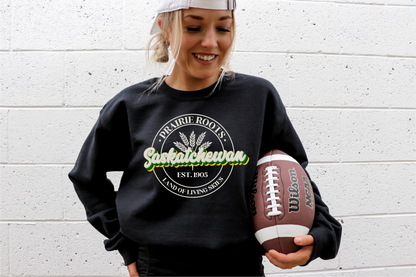 Retro Sask Crewneck Sweatshirt | Saskatchewan Apparel