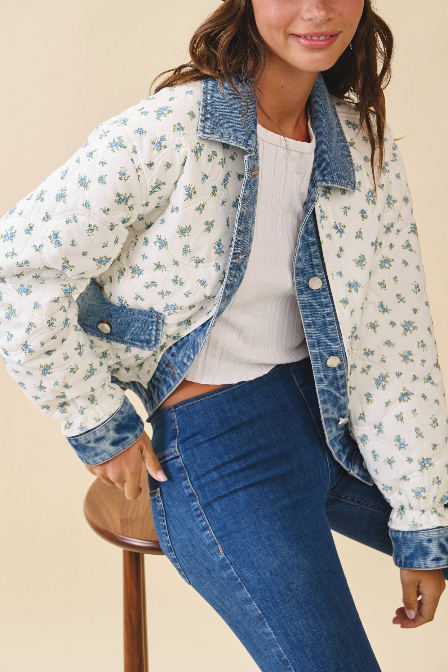 Floral Quilted Jacket