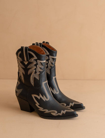 The Nantes Western Embroidered Cowboy Boot
