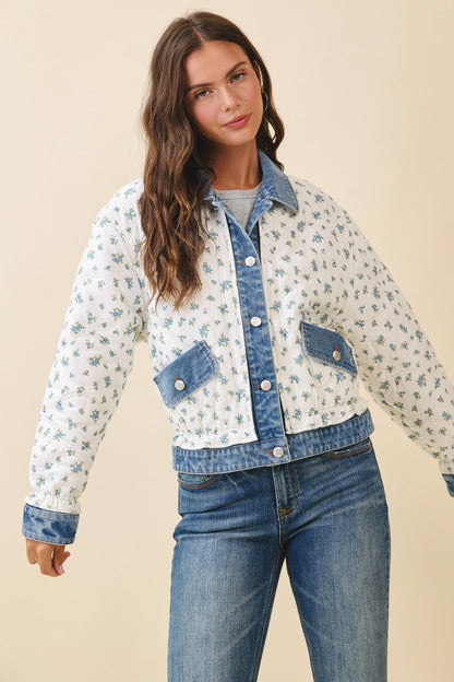 Floral Quilted Jacket