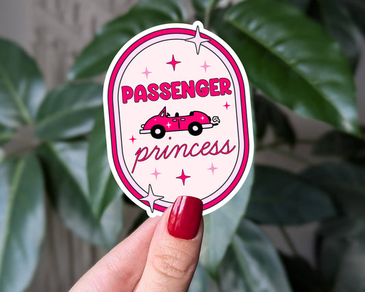 Passenger Princess Vinyl Sticker