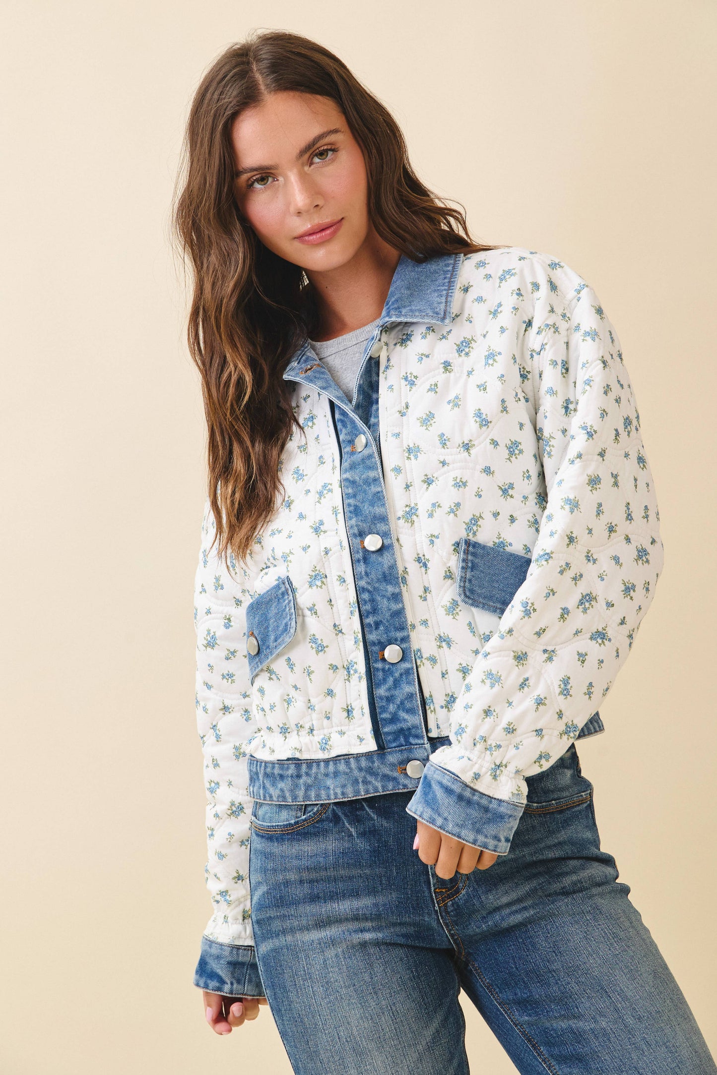 Floral Quilted Jacket