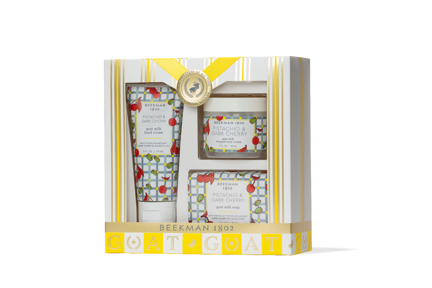 Pistachio & Dark Cherry Beekman Gift Set