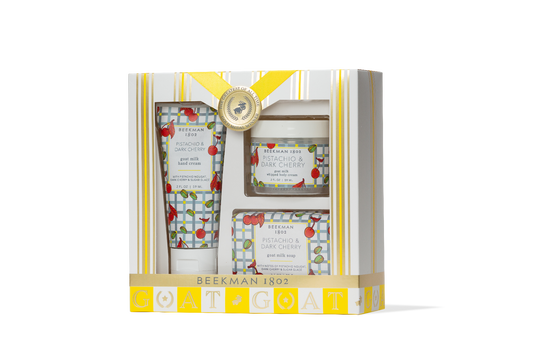 Pistachio & Dark Cherry Beekman Gift Set
