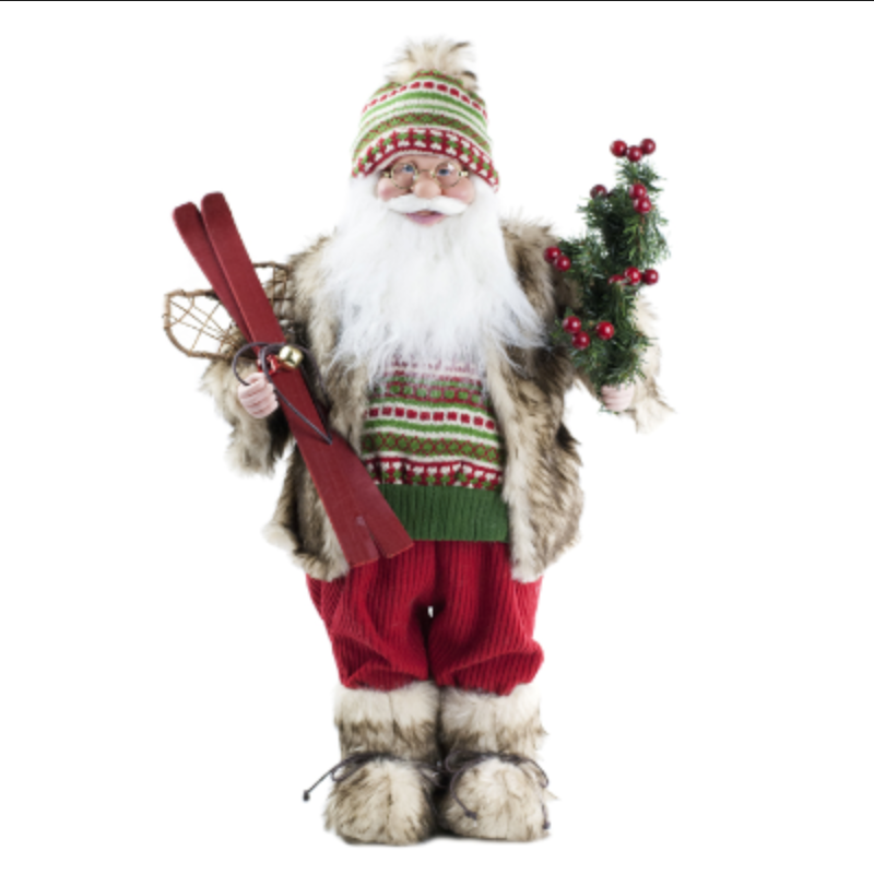 Santa Holding Ski's