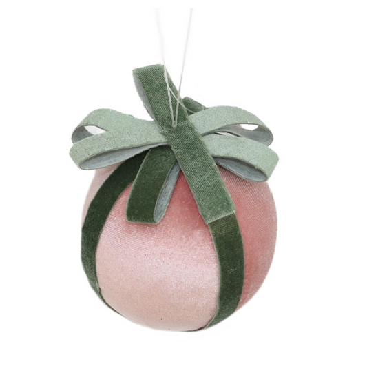 Velvet Sage/Rose Ornament