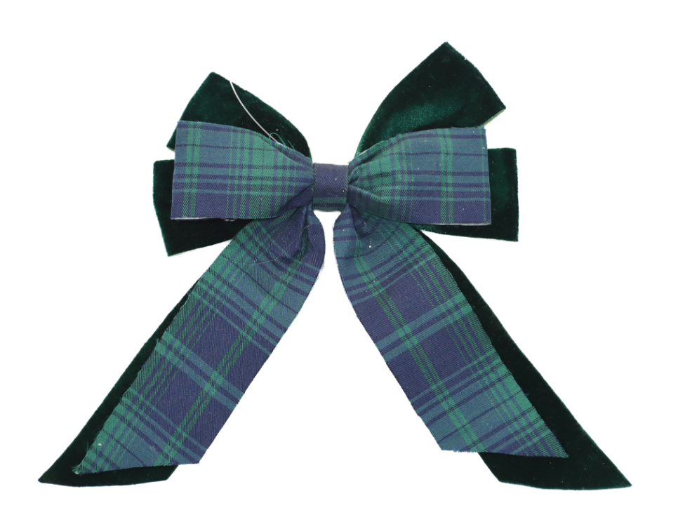 Emerald Green Two-Tone Bow