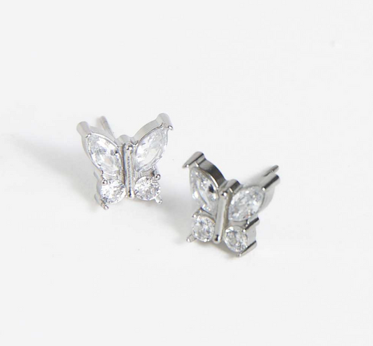 Butterfly Earring in Silver