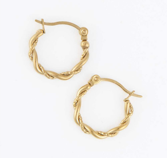 Gold Hoop Earring