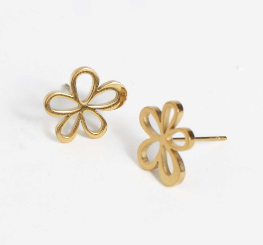 Flower Earring in Gold