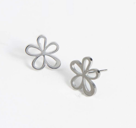Flower Earring in Silver