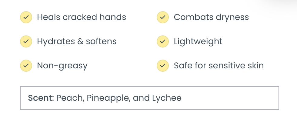 Juicy Peach Lychee 2oz Hand Cream