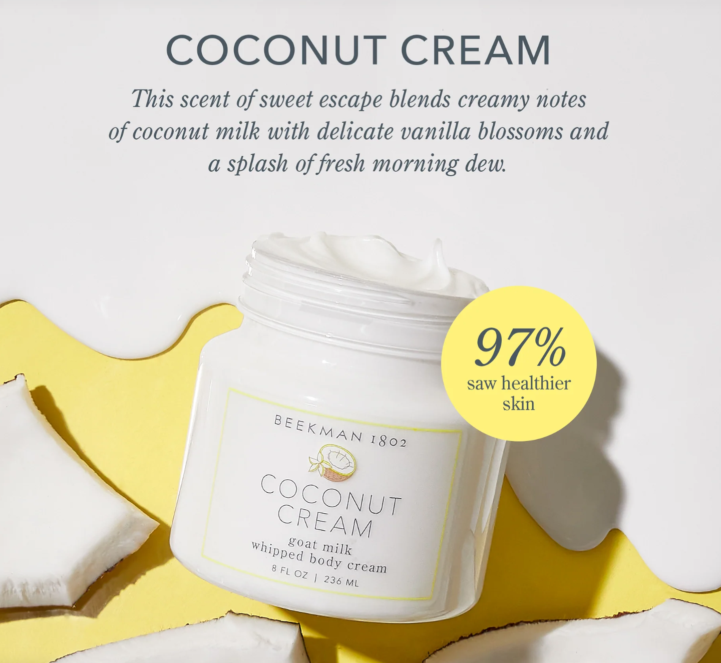 Coconut Cream Whipped Body Cream