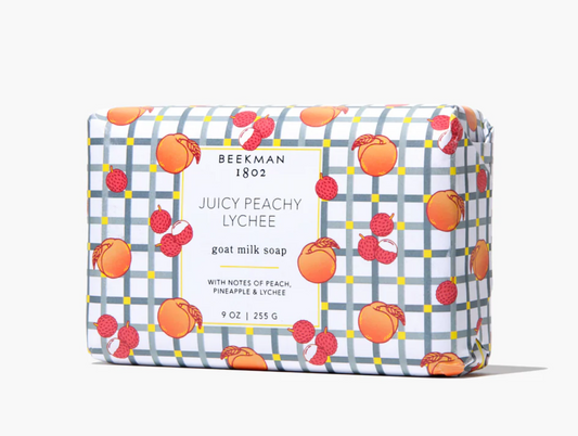 Juicy Peach Lychee Beekman Bar Soap