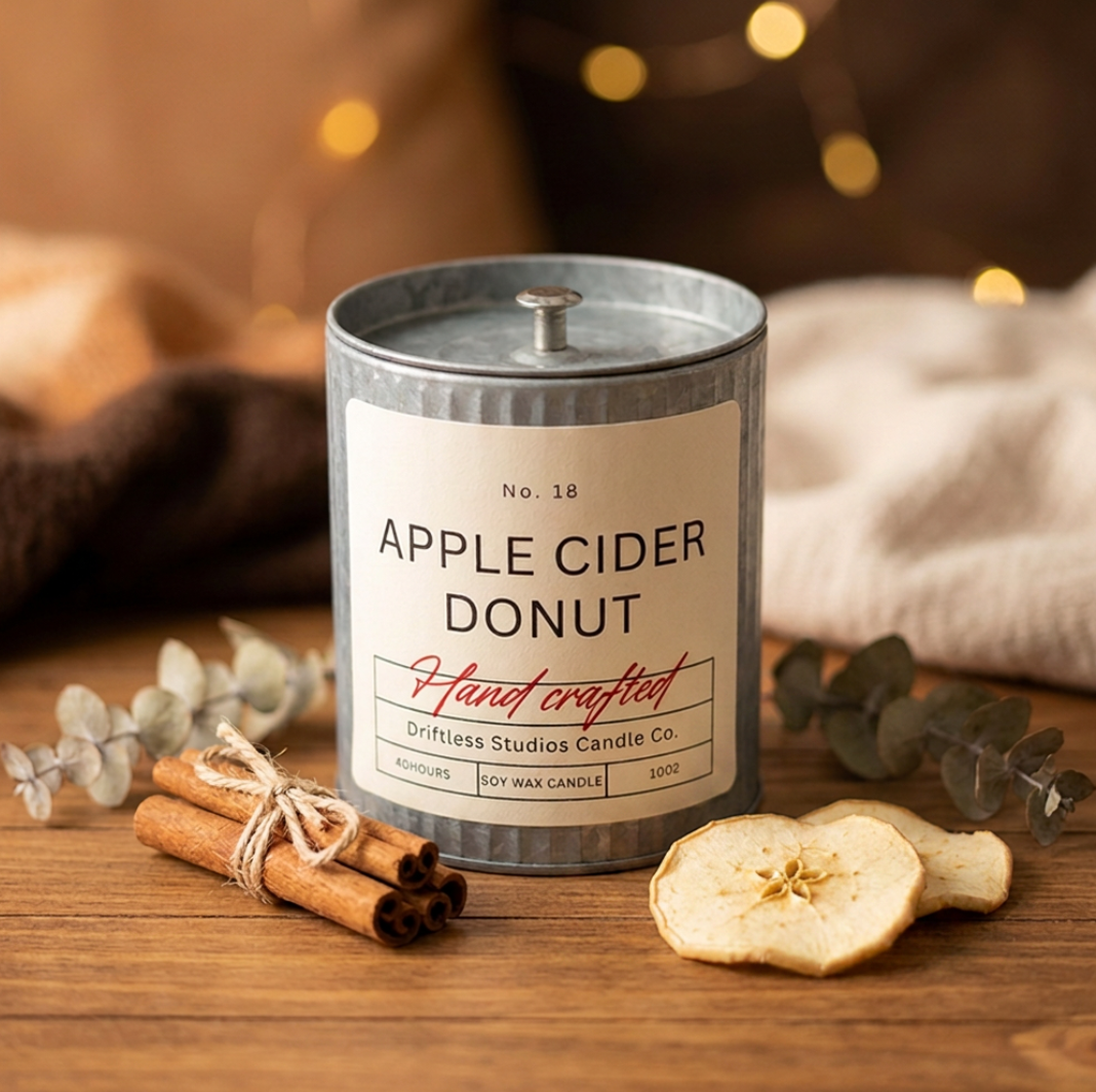 Apple Cider Donut Fall Farmhouse Candle