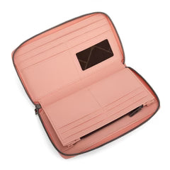 Vintage Wrangler Canvas Zip Wristlet in Pink