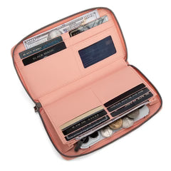 Vintage Wrangler Canvas Zip Wristlet in Pink