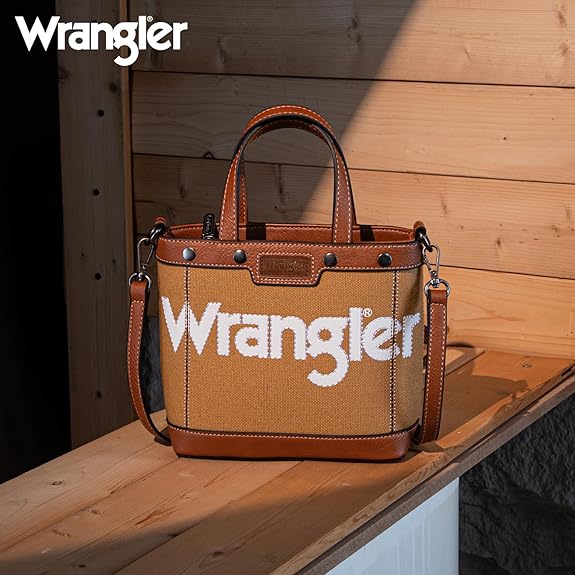 Wrangler Canvas Mini Top Handle Tote/Crossbody