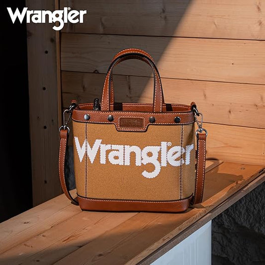 Wrangler Canvas Mini Top Handle Tote/Crossbody