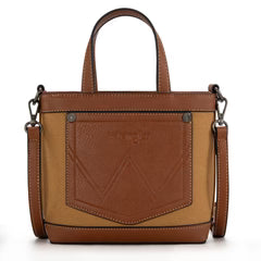 Wrangler Canvas Mini Top Handle Tote/Crossbody
