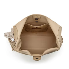 Wrangler Fringe Floral Tooled Hobo Bag-Tan