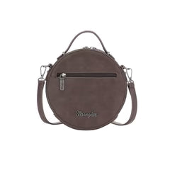 Wrangler Tooled Collection Canteen Bag/Crossbody in Coffee